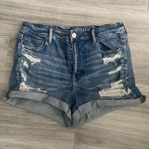 American Eagle Hi Rise Denim Shortie- Size 16